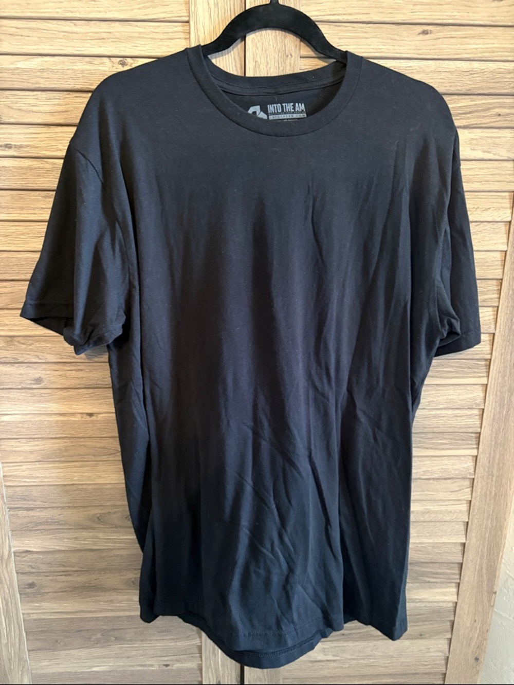 Into The AM Men's Black Short Sleeve Crew T-Shirt